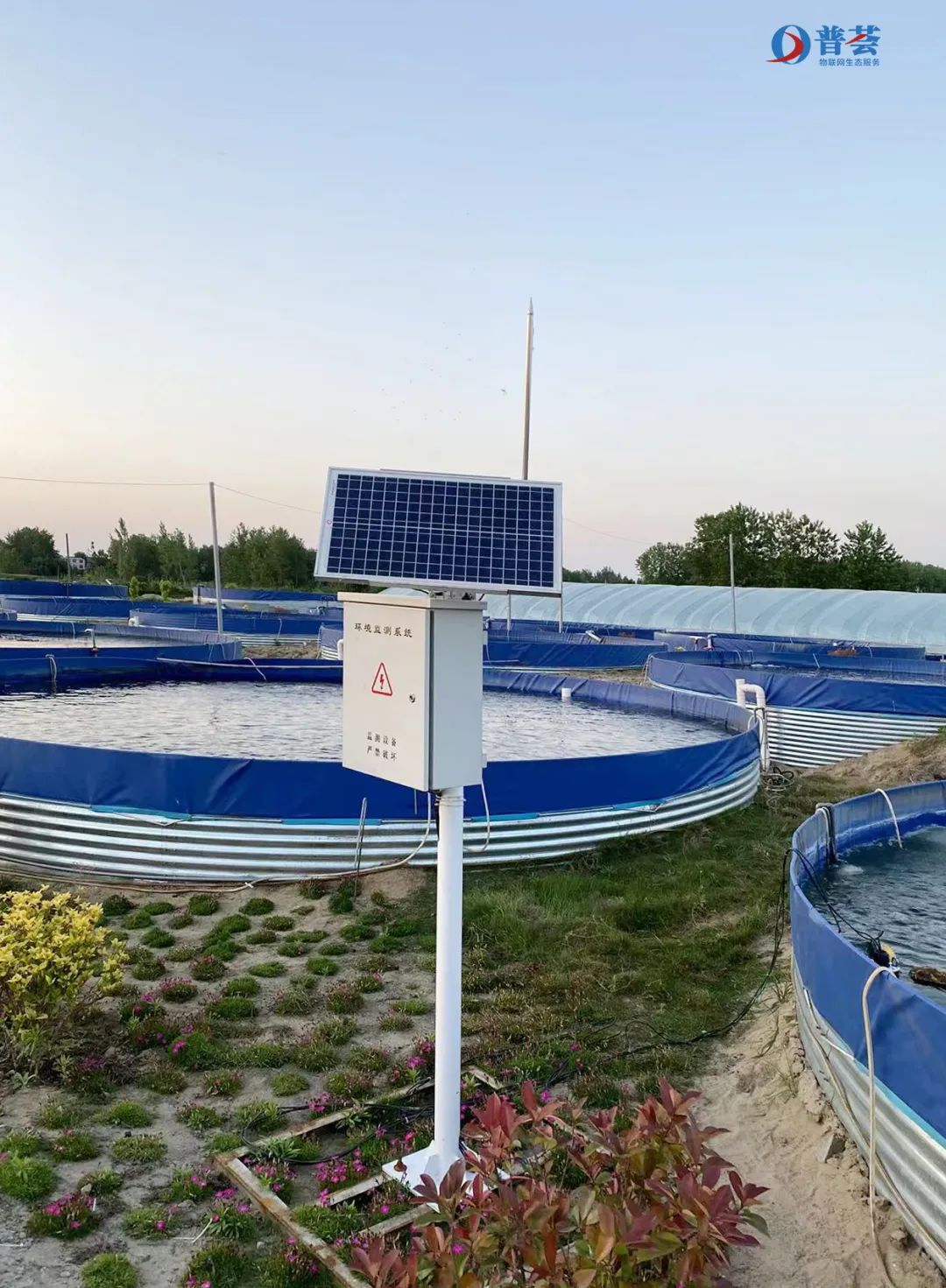 湖北襄陽的水產養殖監測係統
